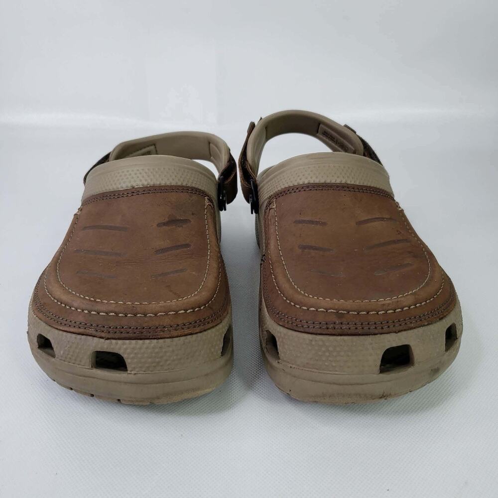 Crocs Men's Yukon Vista II LiteRide Clog Sandal Slip On Brown Men’s Size 8 - Picture 2 of 9